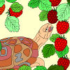 Kids coloring: Sweet berry