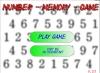 number – memory – game